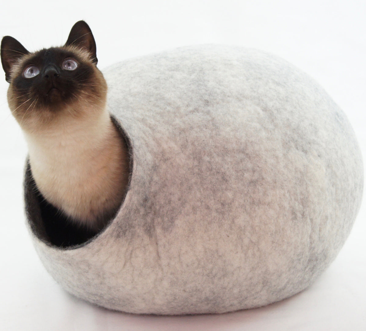 Kivikis Wool Cat House (Snow White) — Happy Paws